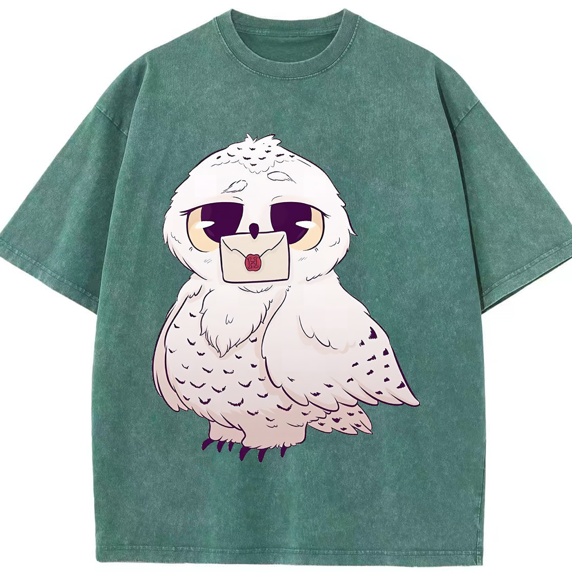 （画像用） Harry Potter ハリー・ポッターシリーズ 綿100% ヴィンテージ風 半袖Tシャツ（フロントプリント）